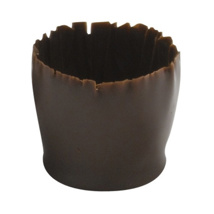 SMALL CARVED CUPS/SNOBINETTES DARK CALLEBAUT 270ST